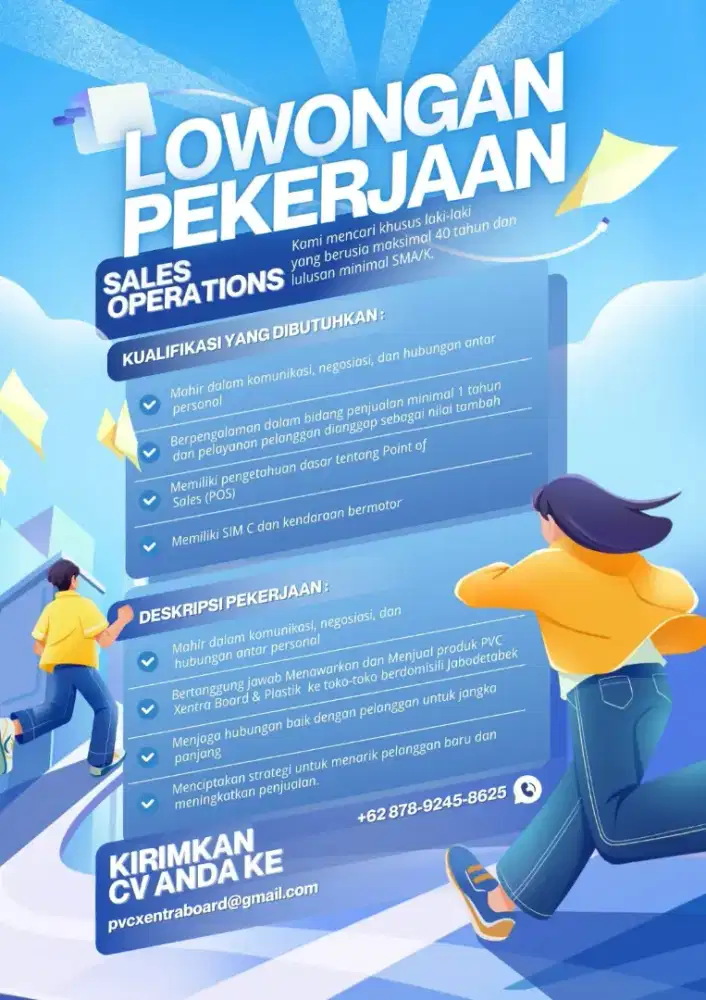 Sales PVC Board / Plastik