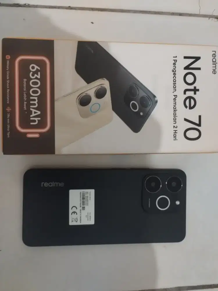 Realme note 70 black