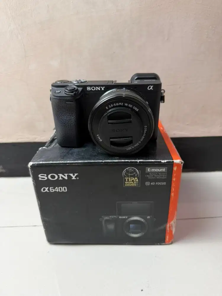 Sony A6400 Fullshet Box Lengkap Mulus likenew