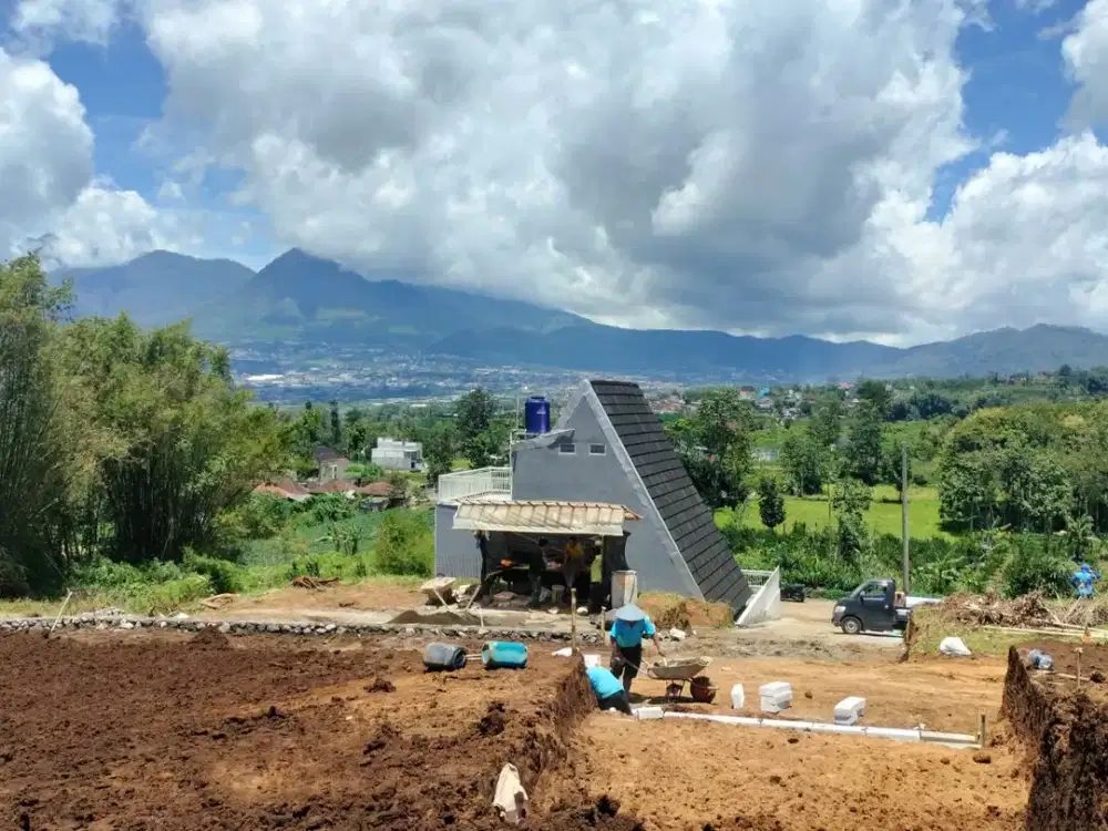 Tanah Kavling Termurah 40 Jutaan Dekat Wisata Kota Batu View Gunung