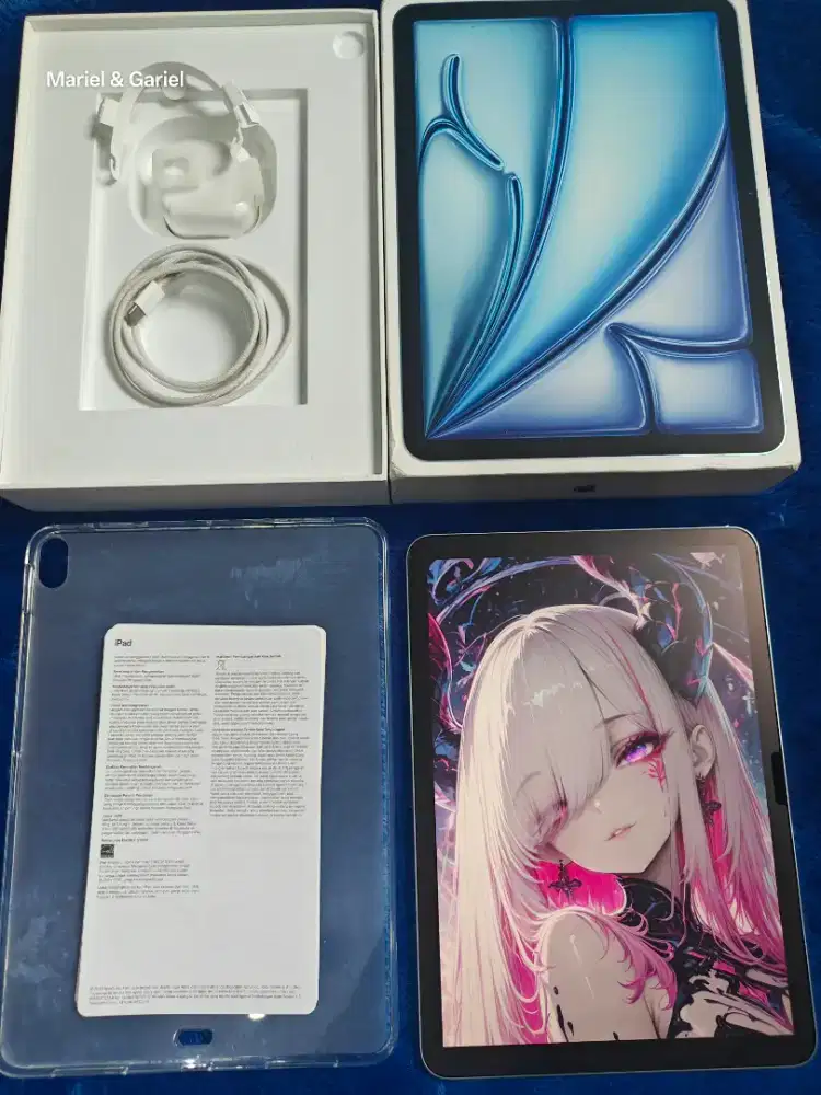 iPad Air 7 M3 Wifi 11 inch 128gb BH 100 Fullset Original Like New