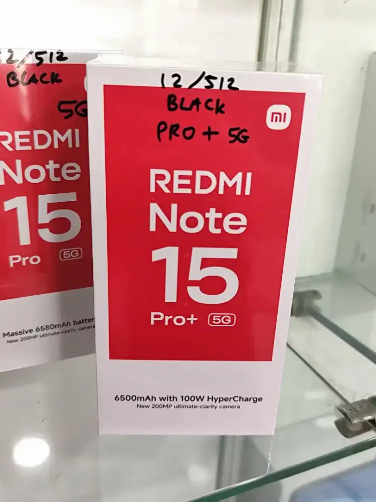 REDMI NOTE 15 PRO+ 5G NEW,GARANSI 15 BULAN,BISA COD & MELAYANI KREDIT