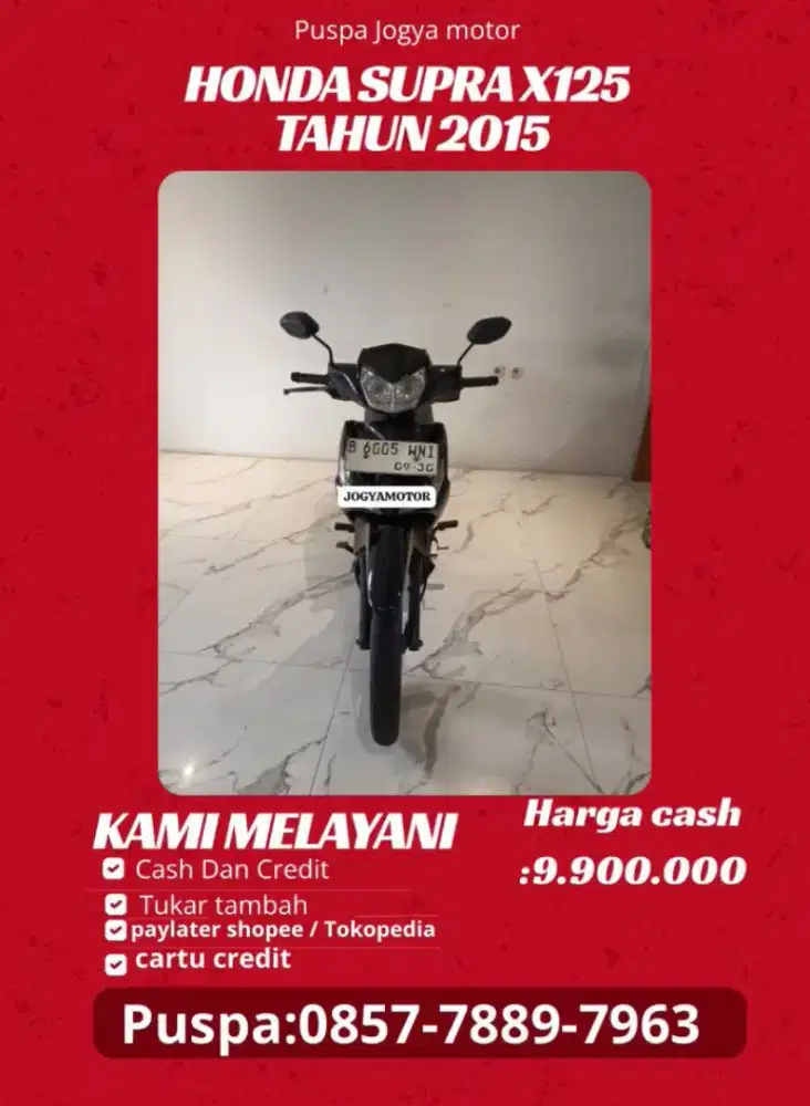 (P) honda supra x 125 tahun 2015