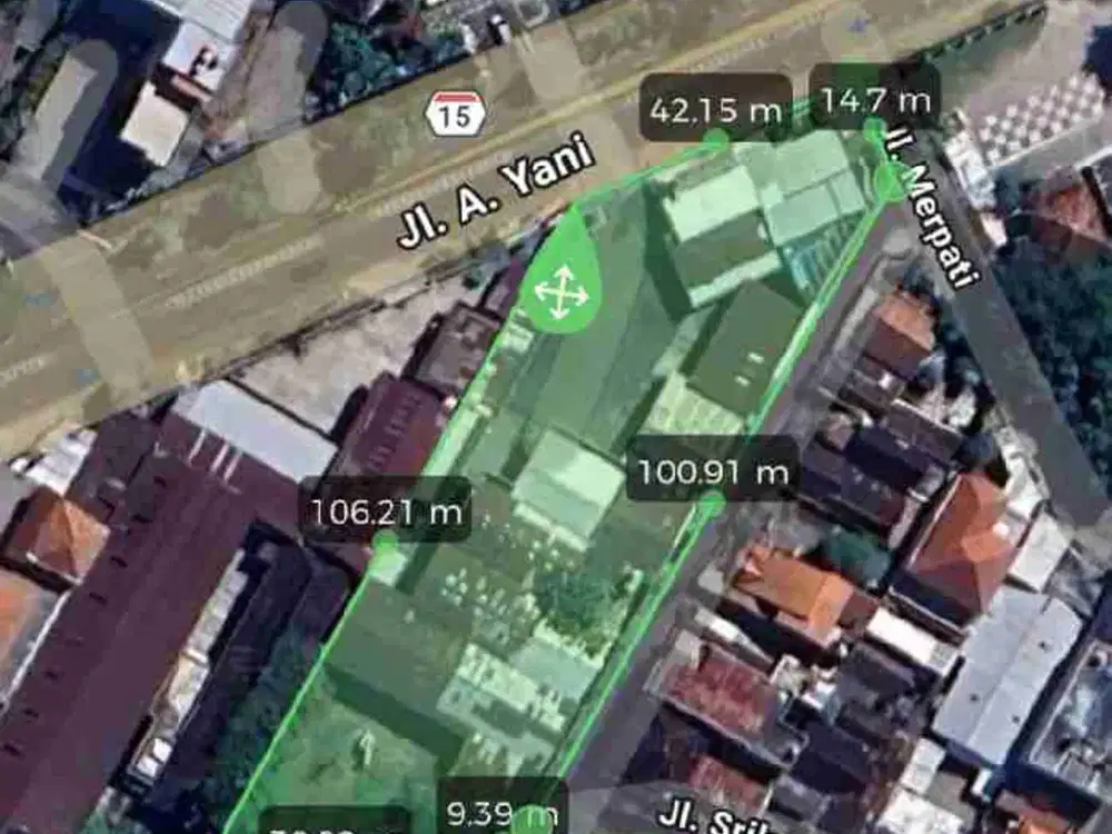 Tanah super strategis dekat jalan slamet riyadi dan adi sucipto kerten laweyan solo
