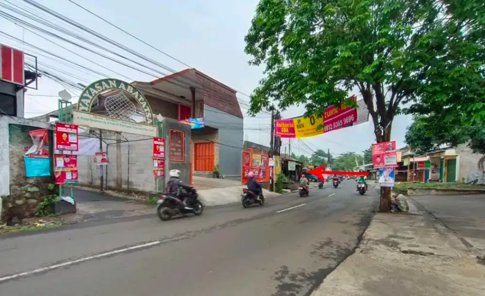 Dijual Tanah 770m2 strategis depan Jl. KH Dewantoro, Ciputat, Tangsel