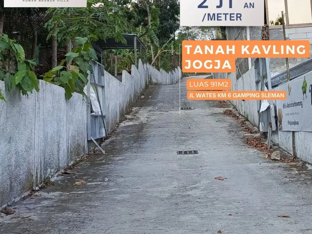 Tanah Kavling Jogja di Gamping Sleman Dekat SD Mancasan