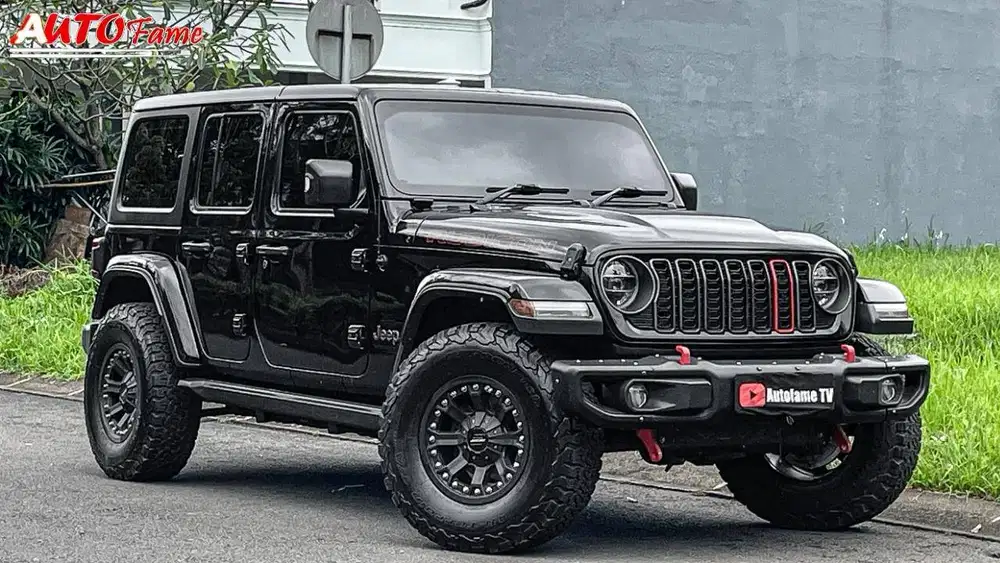 Jeep JL Wrangler Rubicon 4Doors 2.0 NIK 2019 Black On Black Upgrades P
