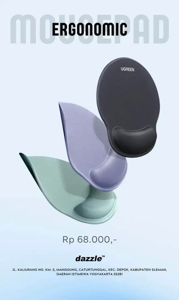 Mousepad Ugreen Ergonomic 25244