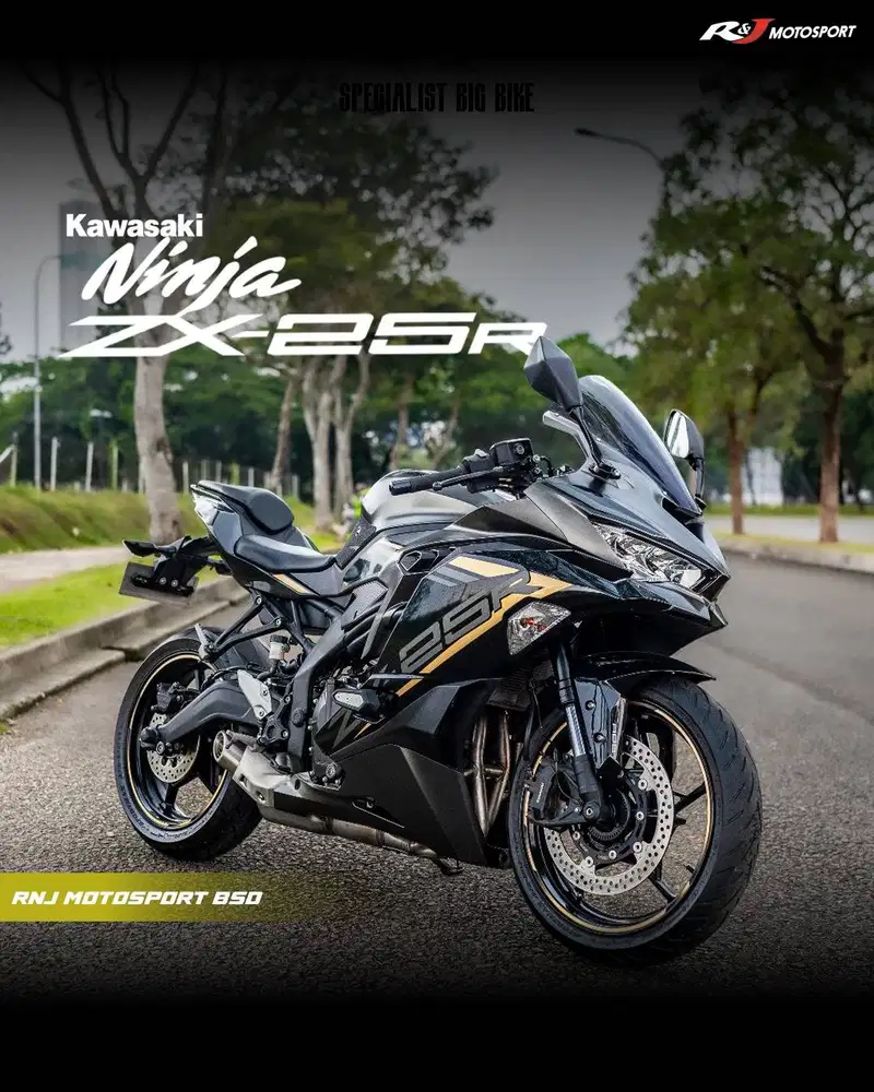 (Full Paper) Kawasaki ZX25R ZX 25 ZX25 Nik 2022 ABS Warna Grey