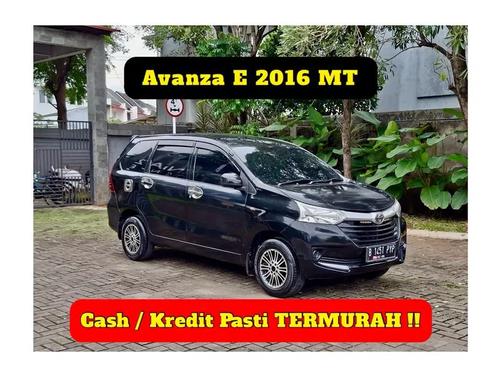 Avanza E 2016 Mt TERMURAH