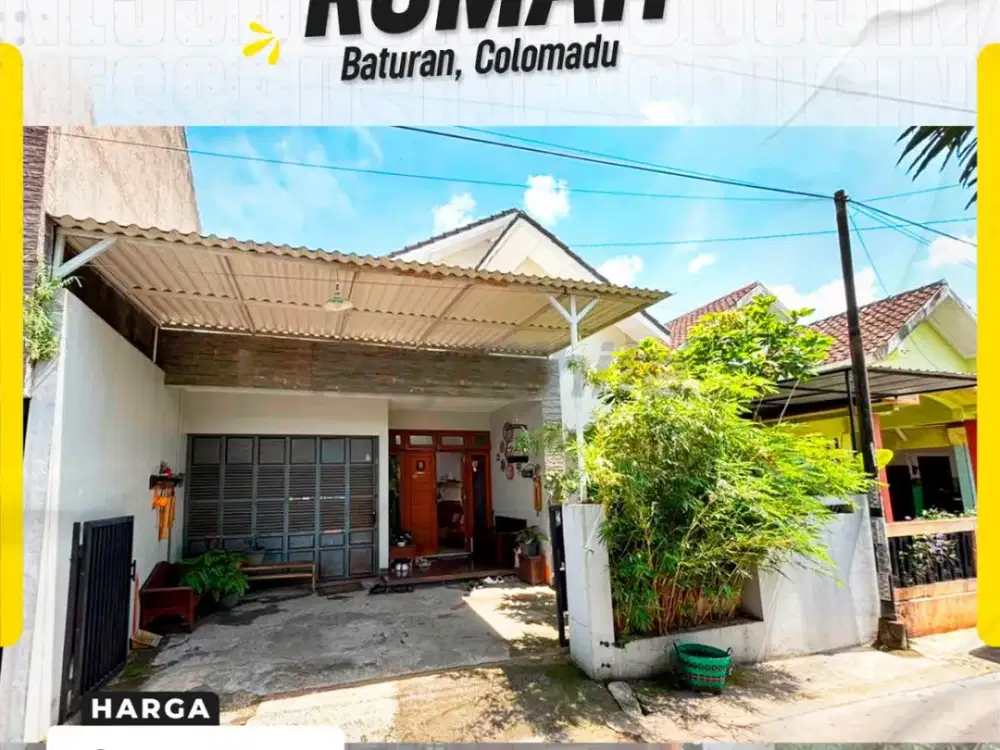 Rumah 3kamar Siap huni dekat RS JIH SOLO, Baturan Colomadu Karanganyar