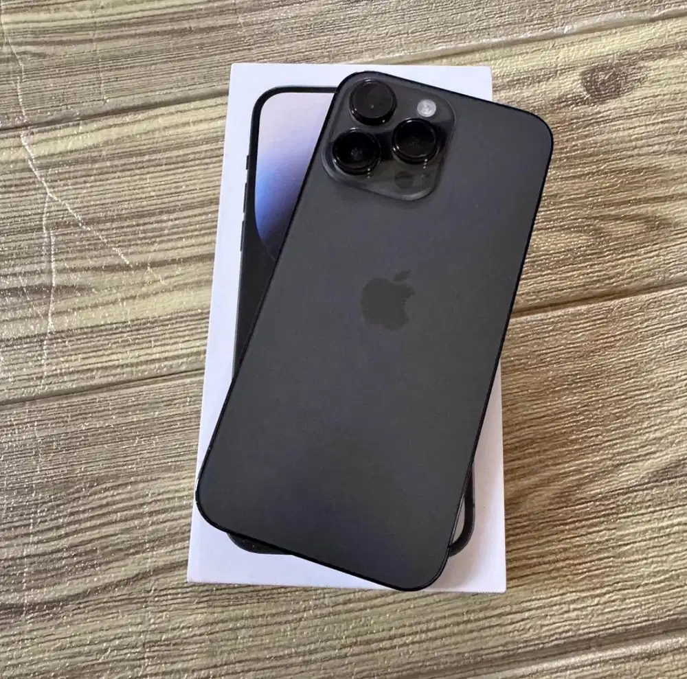 iPhone 14 Pro Max 128GB Garansi Resmi iBox Black Battery Health 86%