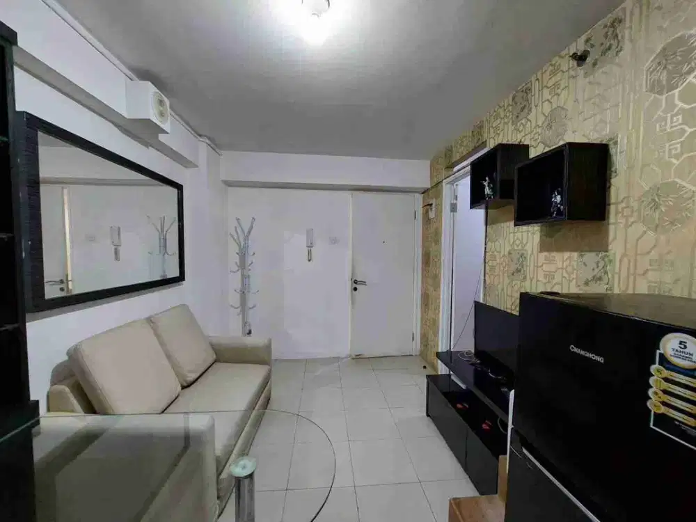 SEWA BULANAN 2BR FURNISHED TOWER F APARTEMEN BASSURA CITY