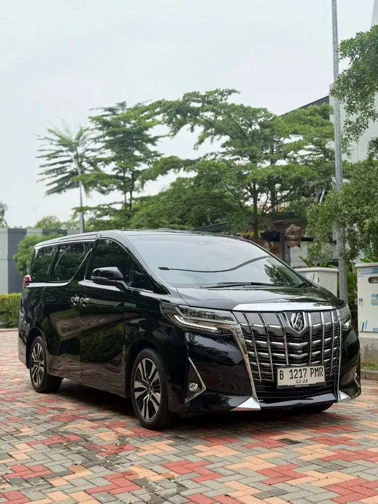 Toyota Alphard 2.5 G TSS ATPM 2023 Black Hitam 2024 2022 Jual Cepet Bu