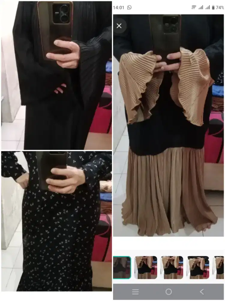 Baju Dress Mewah Cantik Branded