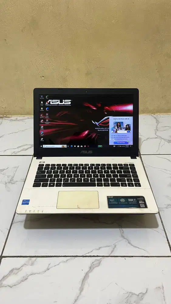 Laptop Asus X450CA Series White Series