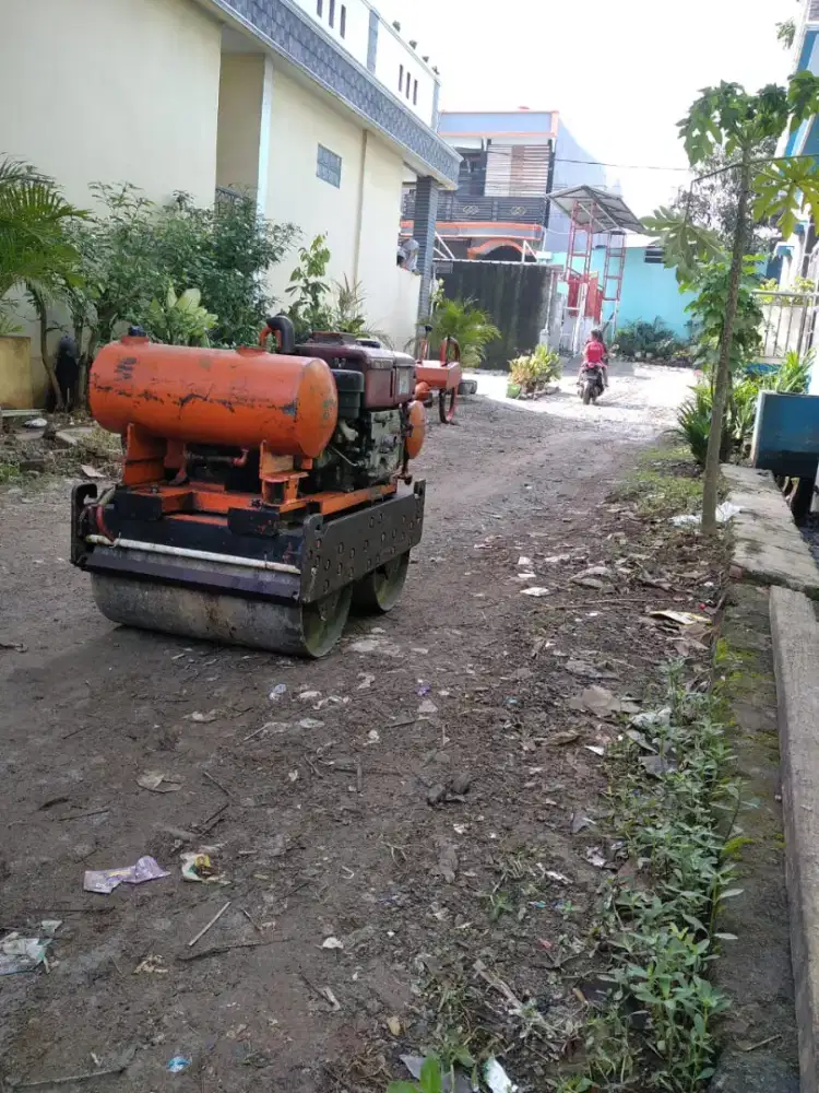 Mesin roller 2ton genset 5000watt