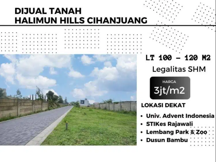 Jual Tanah Murah di Chanjuang Lingkungan Asri