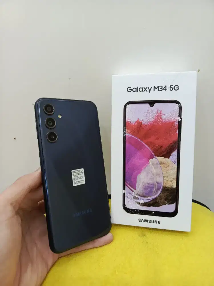 Samsung M34 5G 8/128 Resmi, Fullset, Mulus, Nominus, Siap Pakai