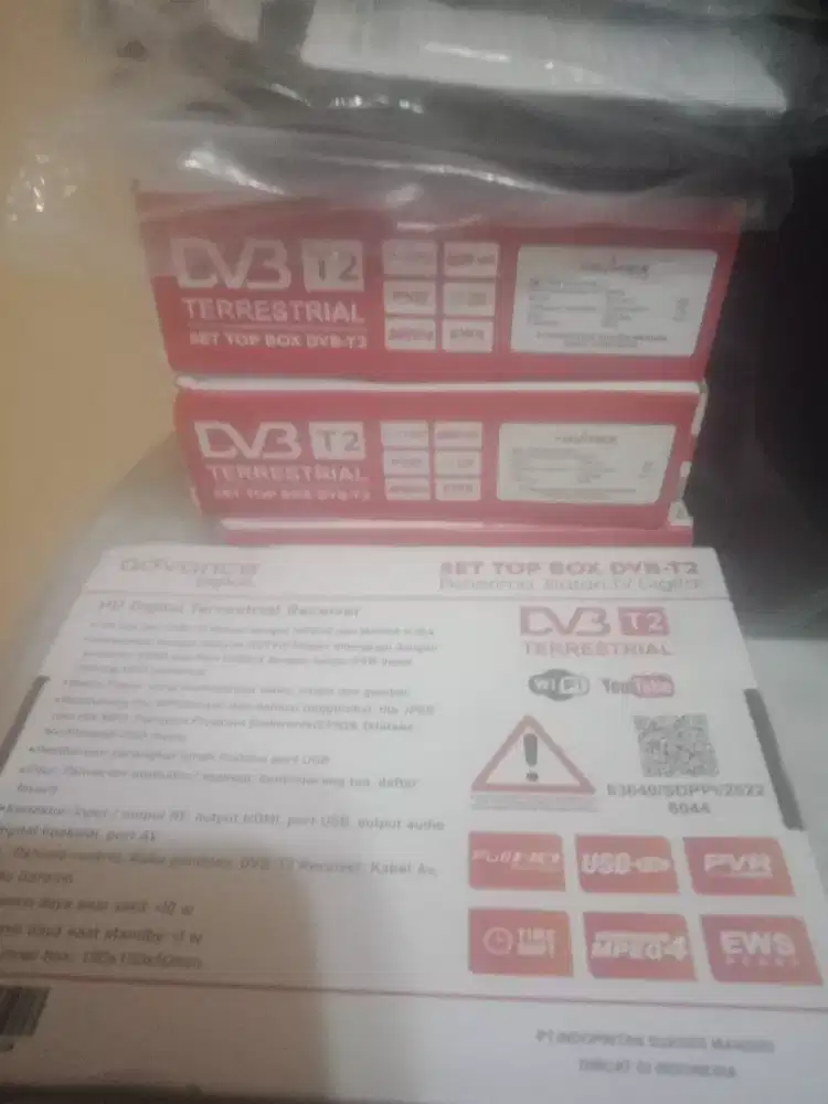 SET TOP BOX ( STB ) ADVANCE & ANTENA INDOOR TAFTWARE BARU SIAP DIGITAL