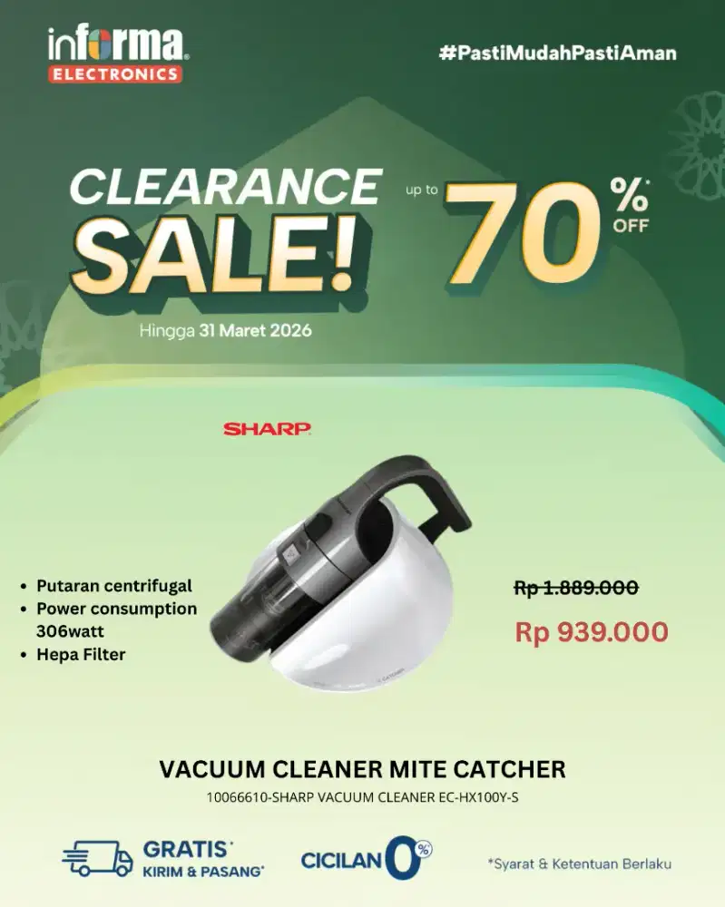 Vacuum cleaner merk Sharp