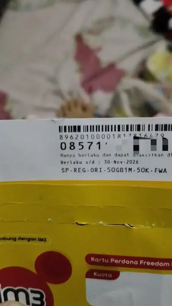 KARTU PERDANA HIFI AIR 60 GB