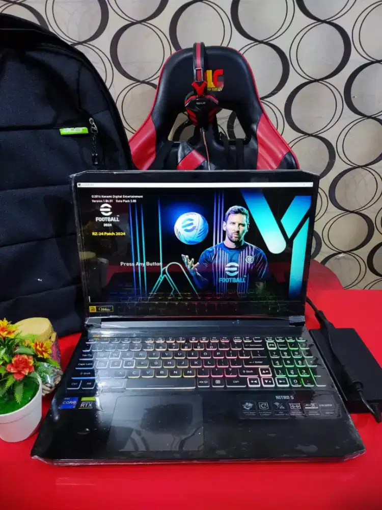 [NVIDIA RTX] Laptop Gaming Acer Nitro V Core i7-11800H Ram 16Gb/Ssd