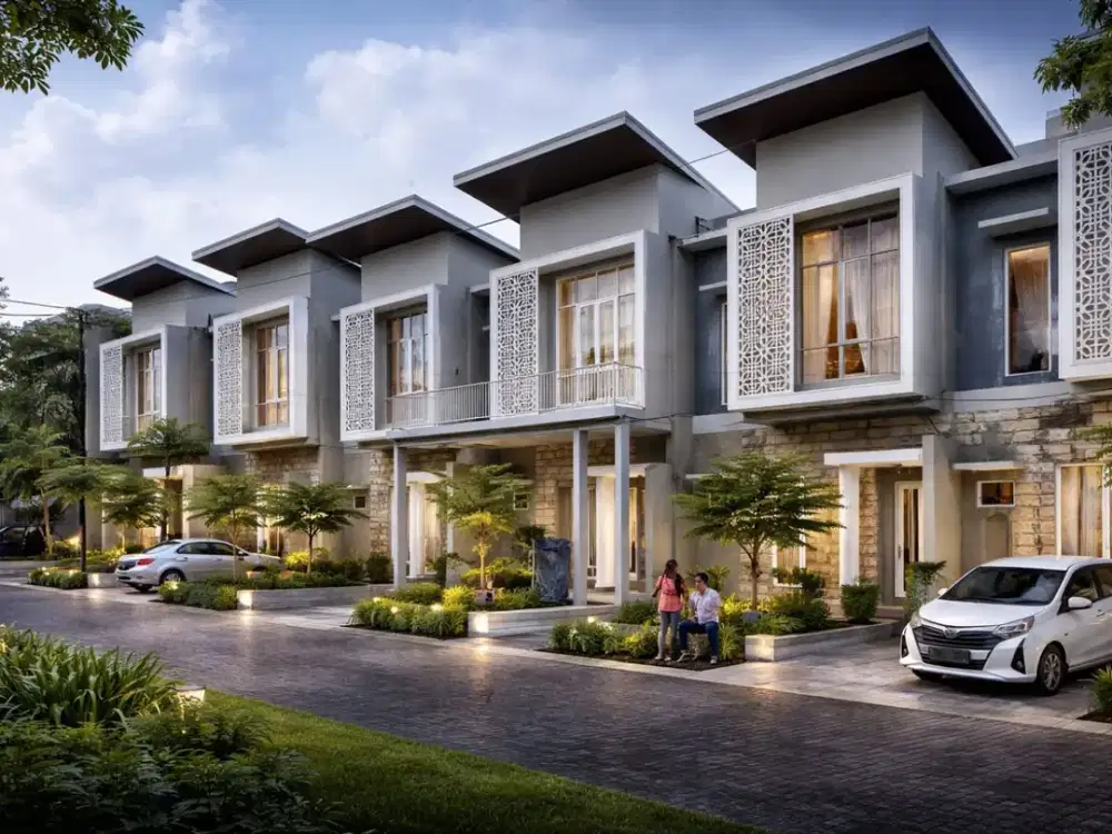 villa siap huni dengan suasana nyaman dan lingkungan yang asri di kawasan Kota Batu yang terkenal dengan udara sejuk