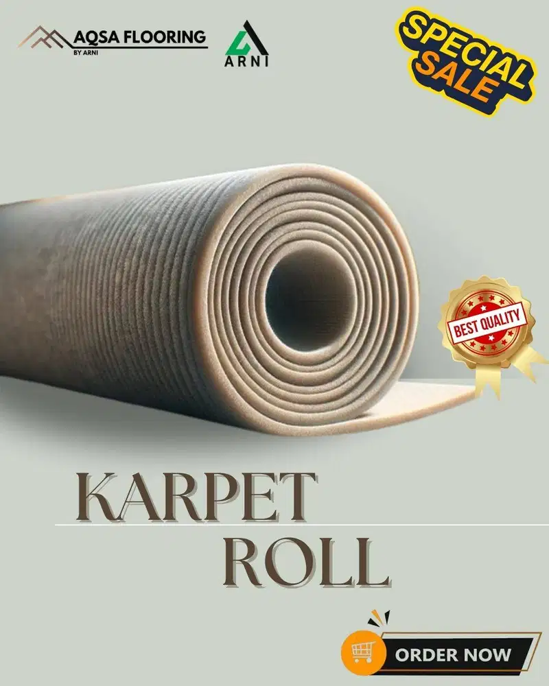 KARPET ROLL – Nyaman, Elegan, dan Praktis untuk Kantor, Masjid & Hotel