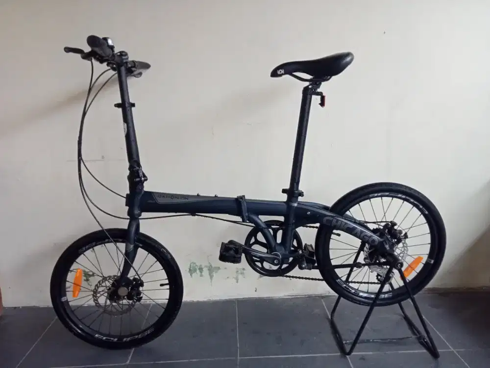 Sepeda lipat dahon Chicago ukuran 20 frem Aloy speed Shimano altus
