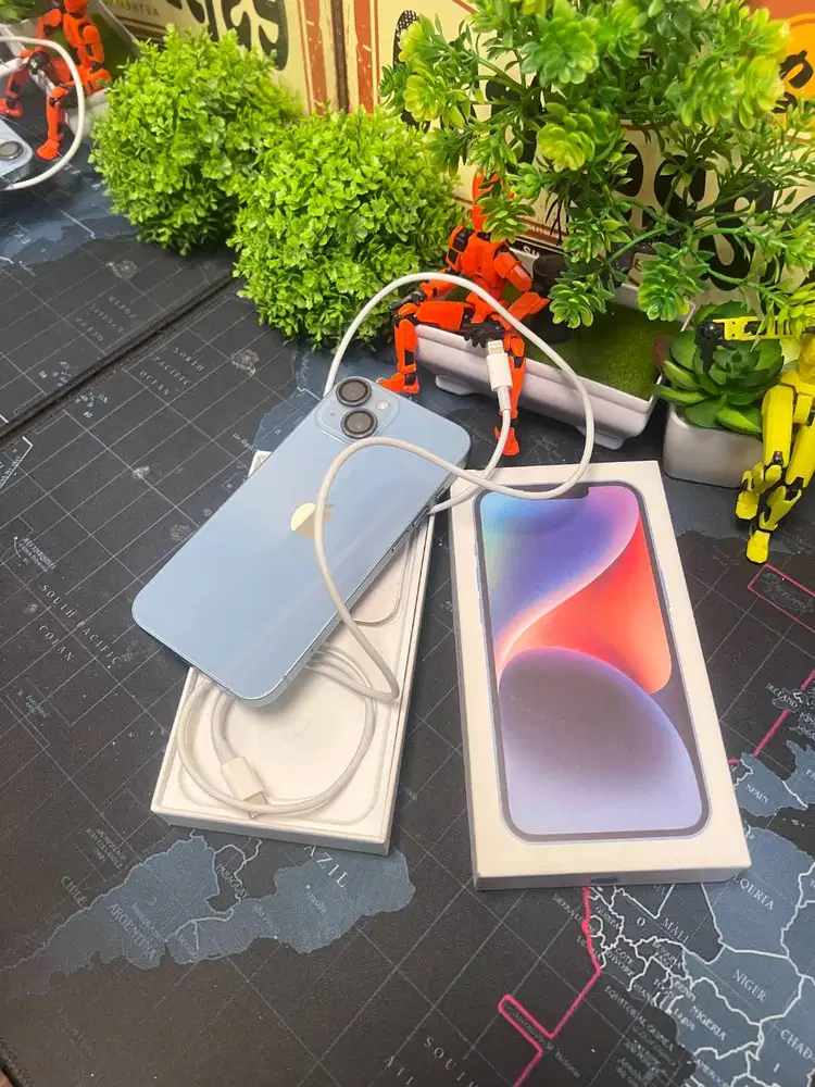 iphone 14 128gb ibox lengkap ori mulus