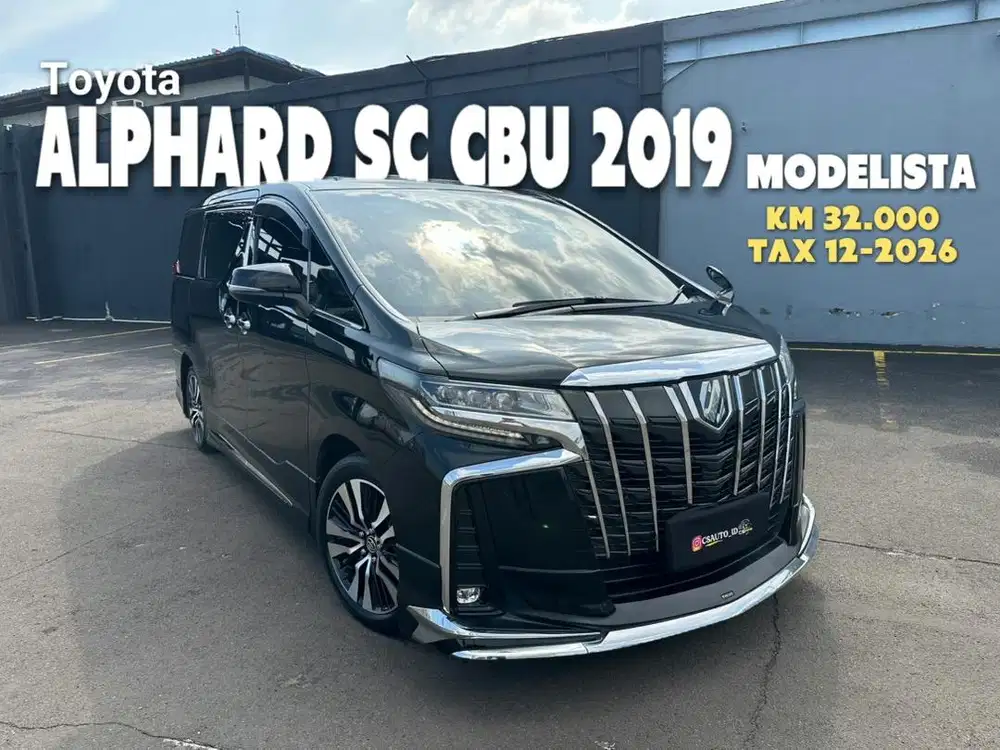 Toyota Alphard 2019 SC Modelista Hitam CBU ANTIK