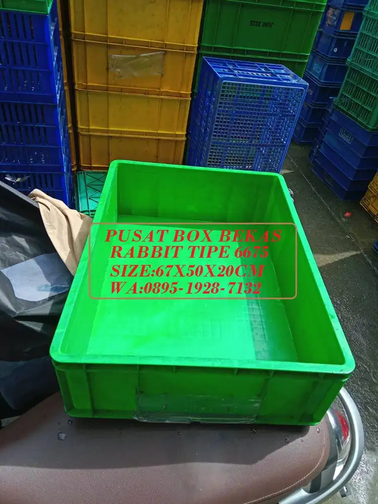 Kontainer plastik tahan lama 6675 pbb