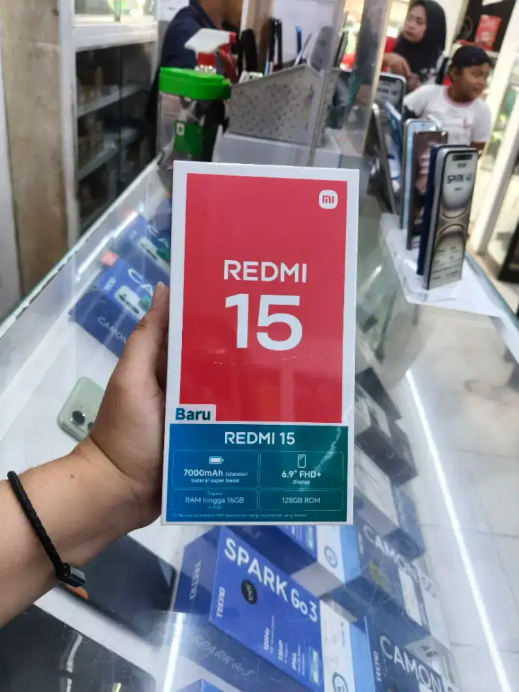 Redmi 15 8/128 black, purple, green, blue
