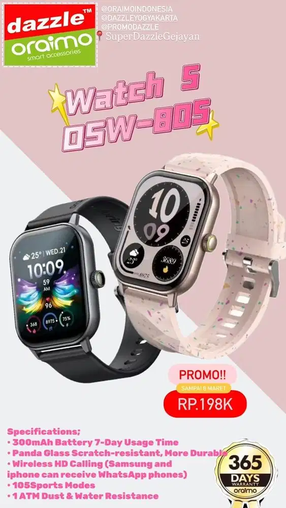 Smartwatch Oraimo Watch 5 OSW-805