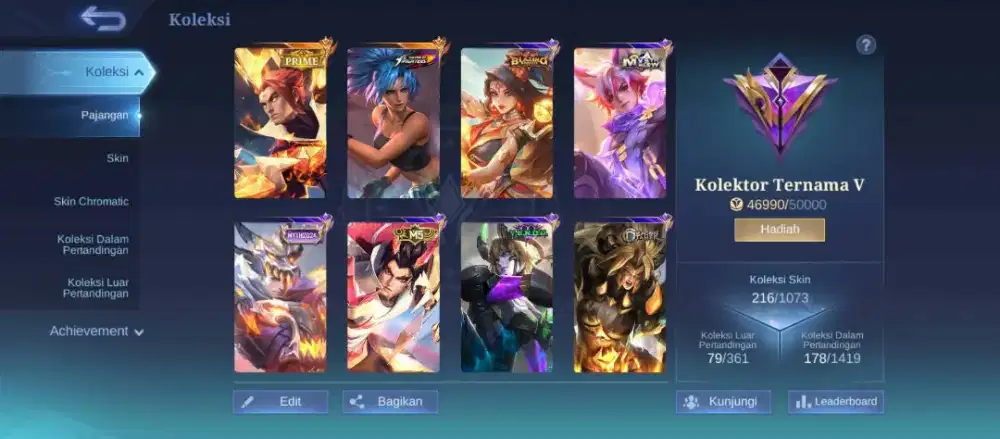JUAL AKUN MOBILE LEGENDS 100%TERPECAYA
