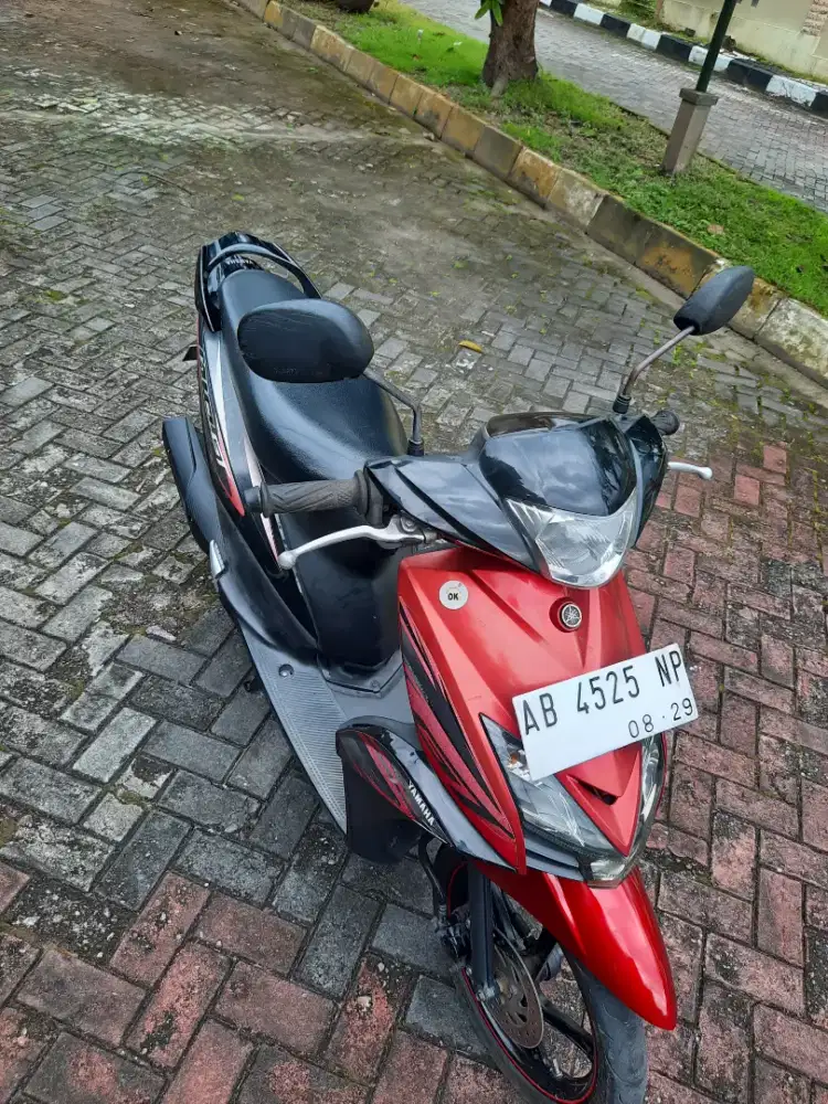 MIO GT INJEKSI 2014 MERAH PJK & PLAT PANJANG SLEMAN MESIN & BODI BAGUS