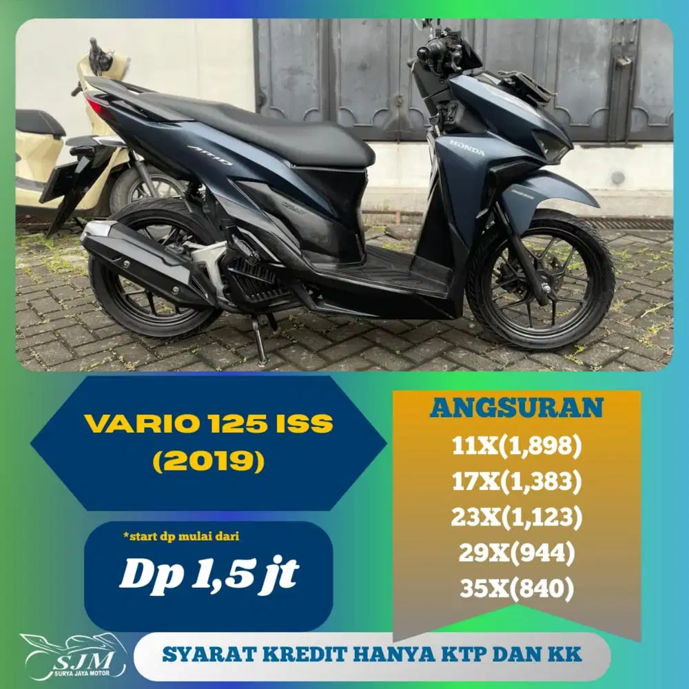 HONDA VARIO 125 CBS ISS 2019 SIAP PAKAI