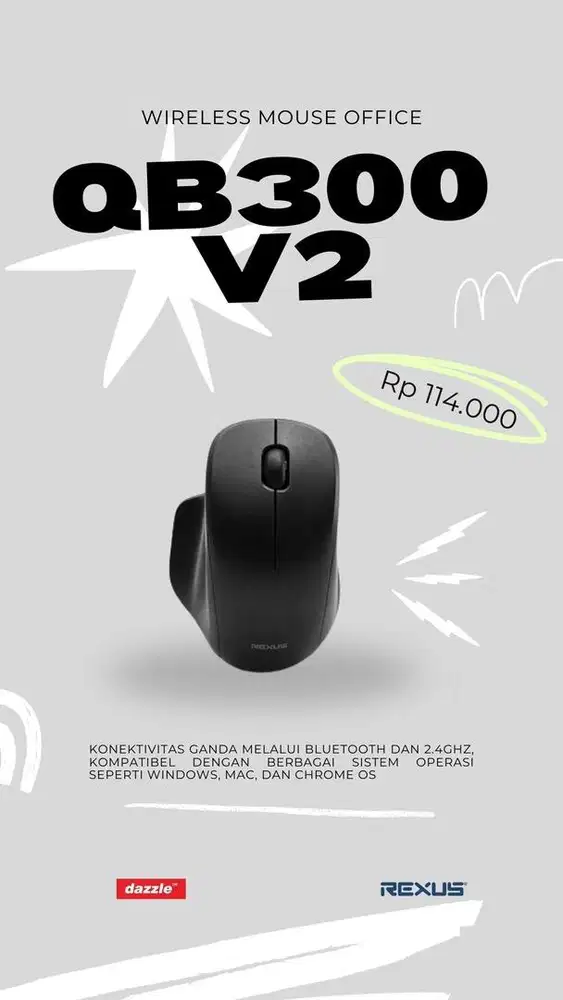 Mouse bluetooth QB300 V2