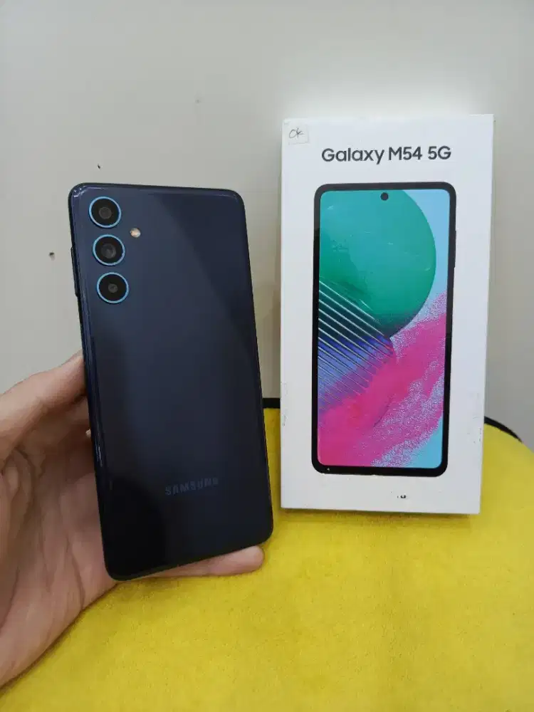 Samsung M54 5G 8/256 Resmi, Fullset, Mulus, Nominus, Siap Pakai