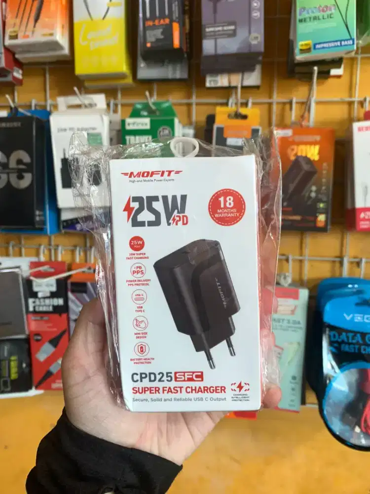 Adaptor type C 25 wat fast charging