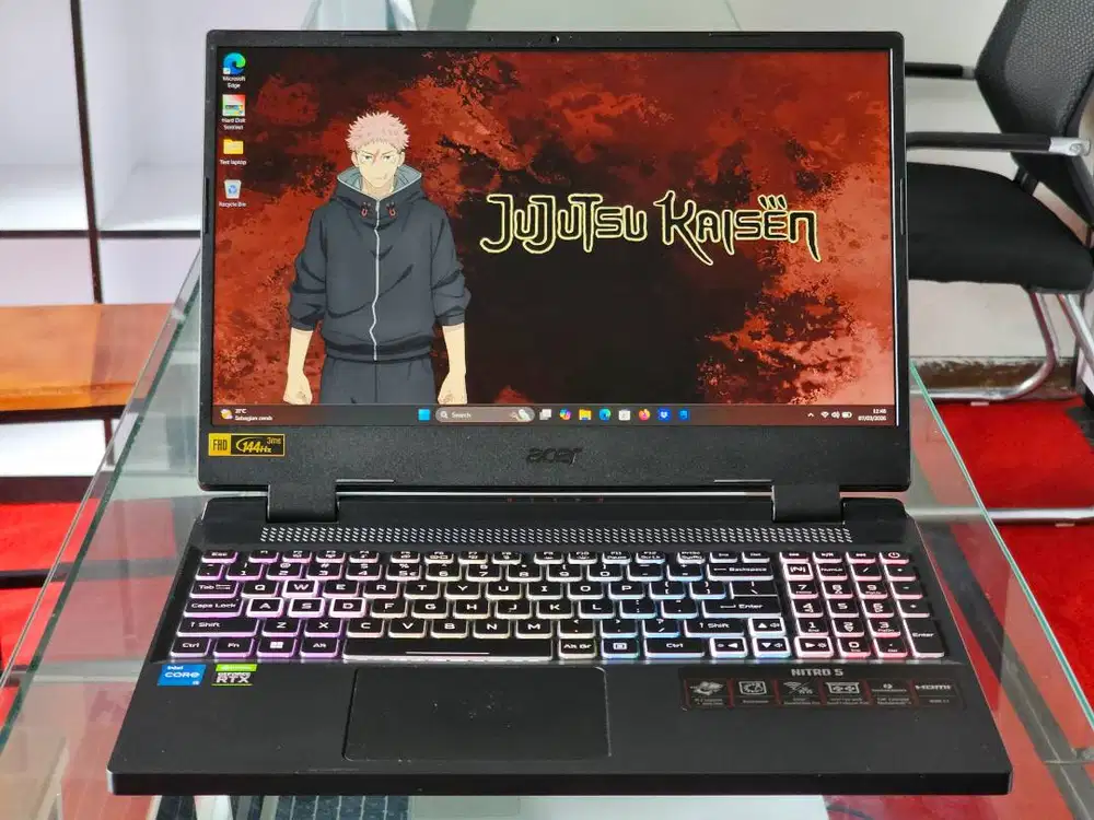 ACER Nitro AN515 58 intel Core i5 Gen 12 Ram 16 GB SSD 512 GB Nvidia R