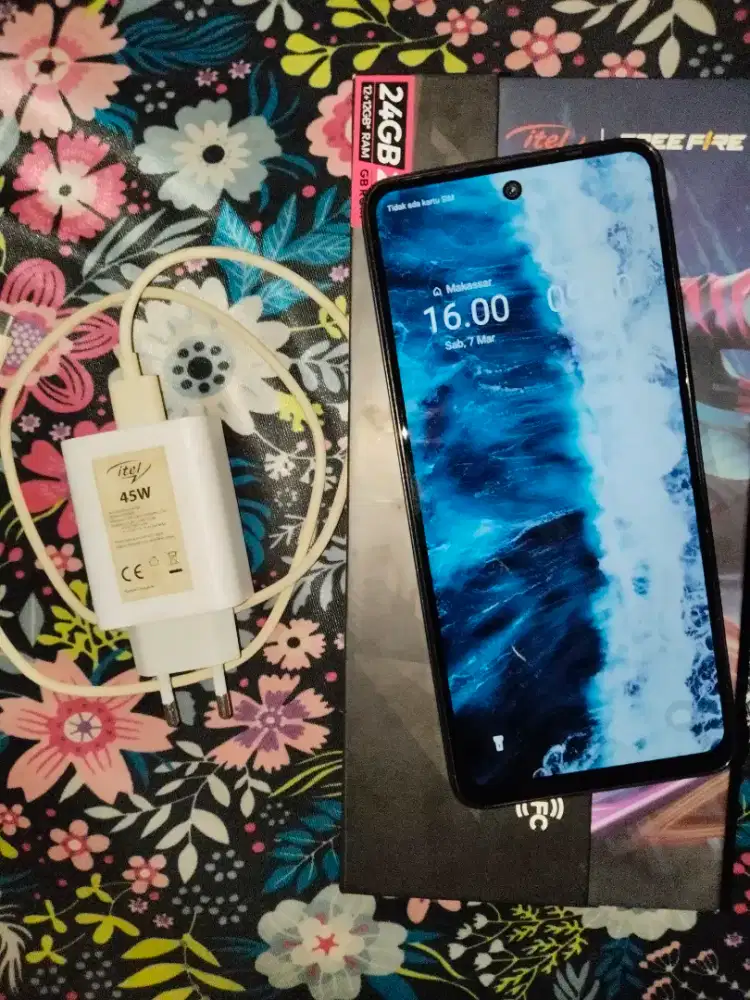 Hp Itel RS4 Fullset 12+12/256