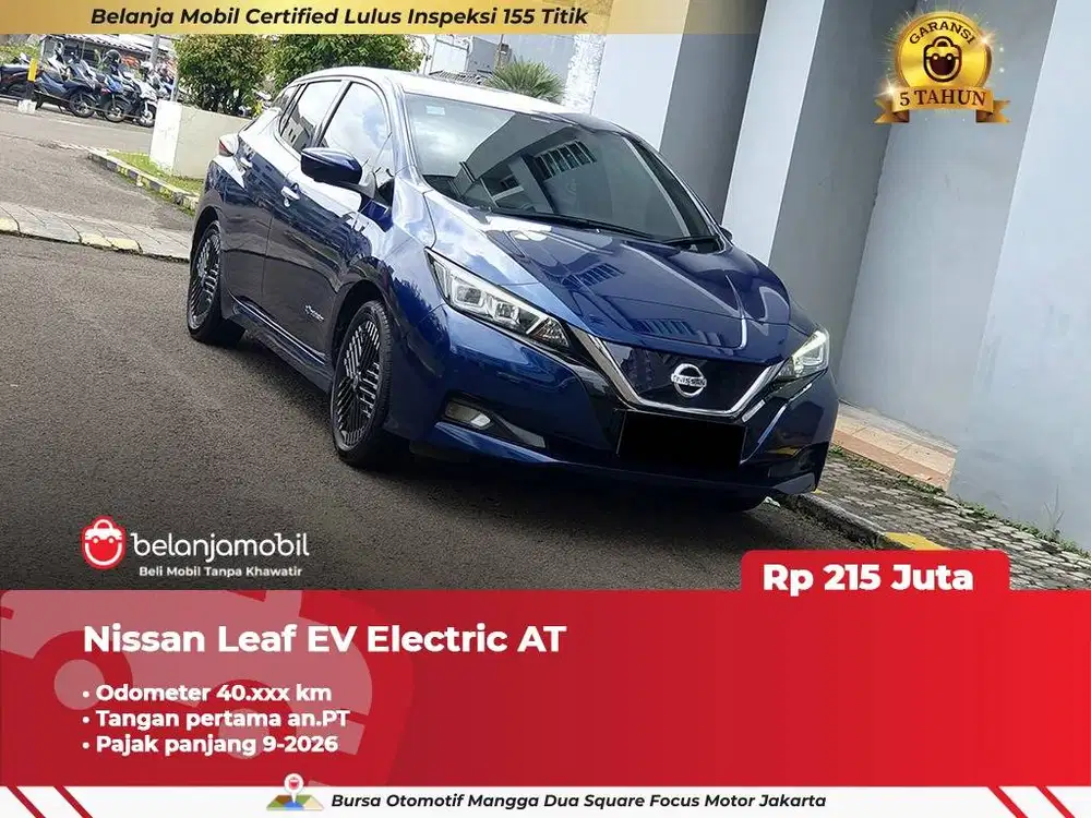 [ TGN 1 DARI BARU ] Nissan Leaf EV Electric AT Biru 2021/2022