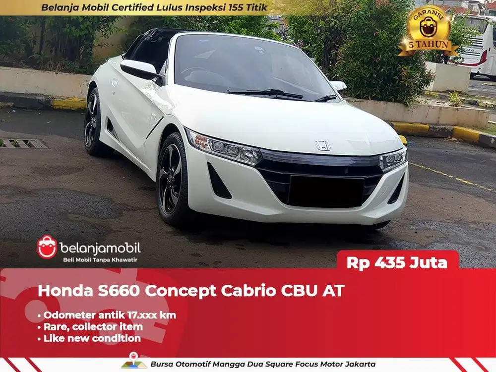 [ KM ANTIK 17RB ] Honda S660 S 660 Concept Cabrio CBU 2015/2016