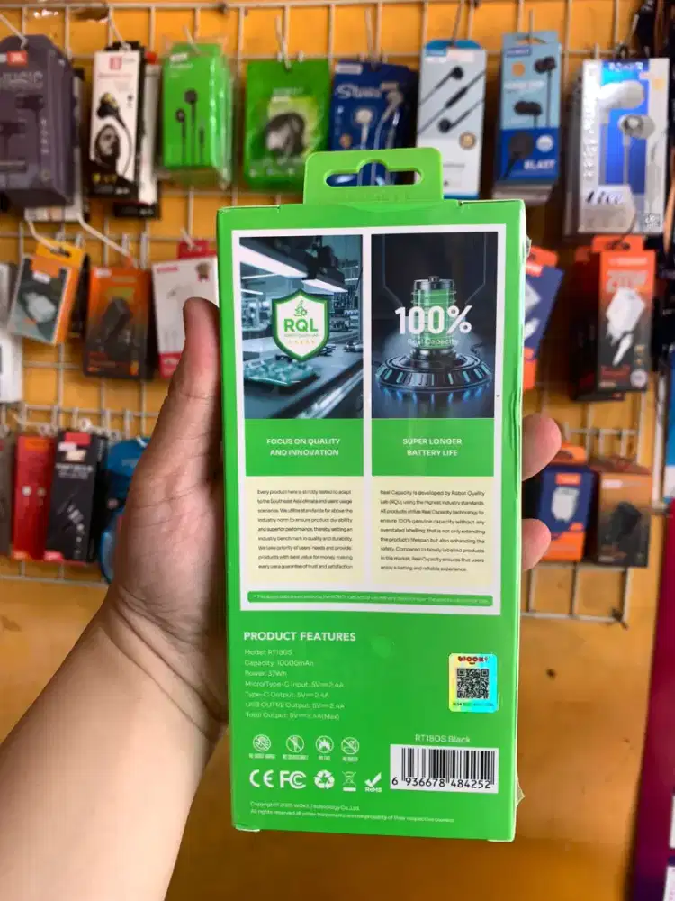 Power bank Robot 10.000 mah real capacity