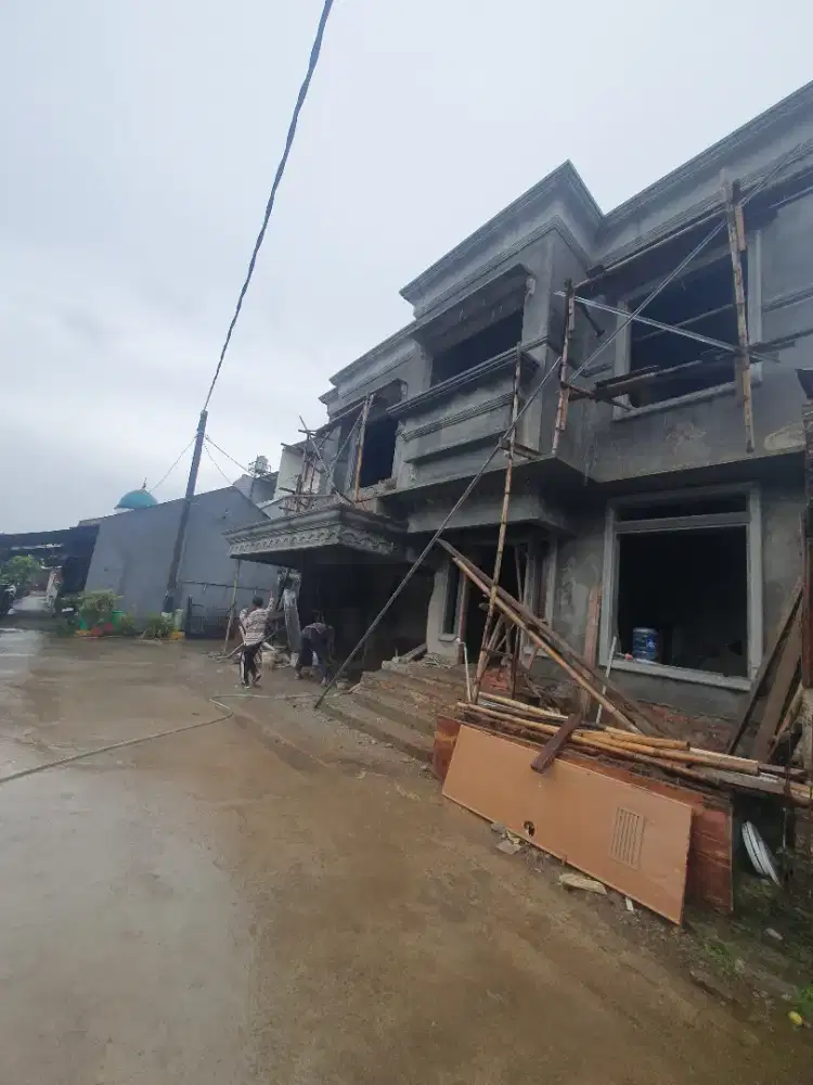 Rumah Baru Gaya Klasik Di perumahan Mutiara Depok Estate Tole iskandar