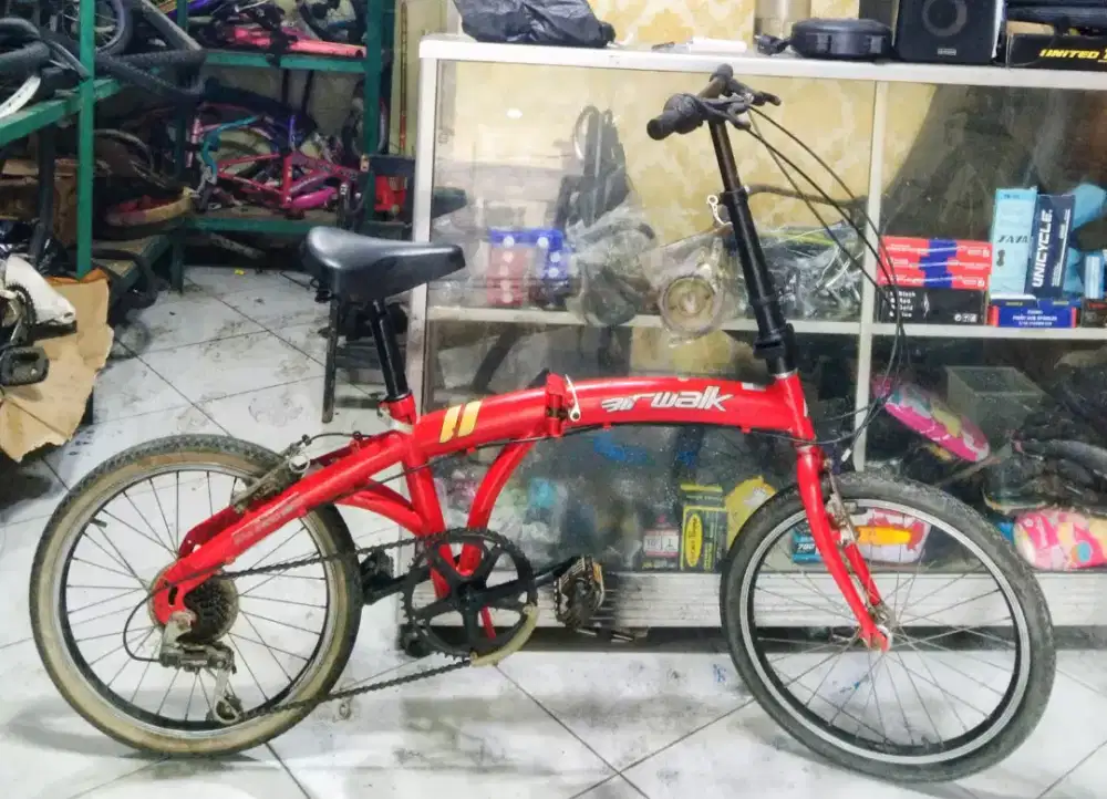 Sepeda Lipat Airwalk 20 Gigi Lancar Siap Goes