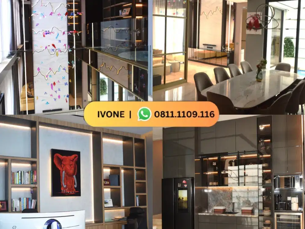 Dijual rumah full furnished Lakewood Navapark BSD 12x25 17 Milyar