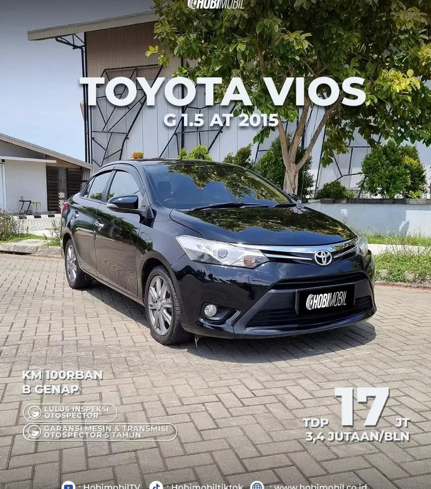 Toyota Vios G 1.5 AT Thn 2015